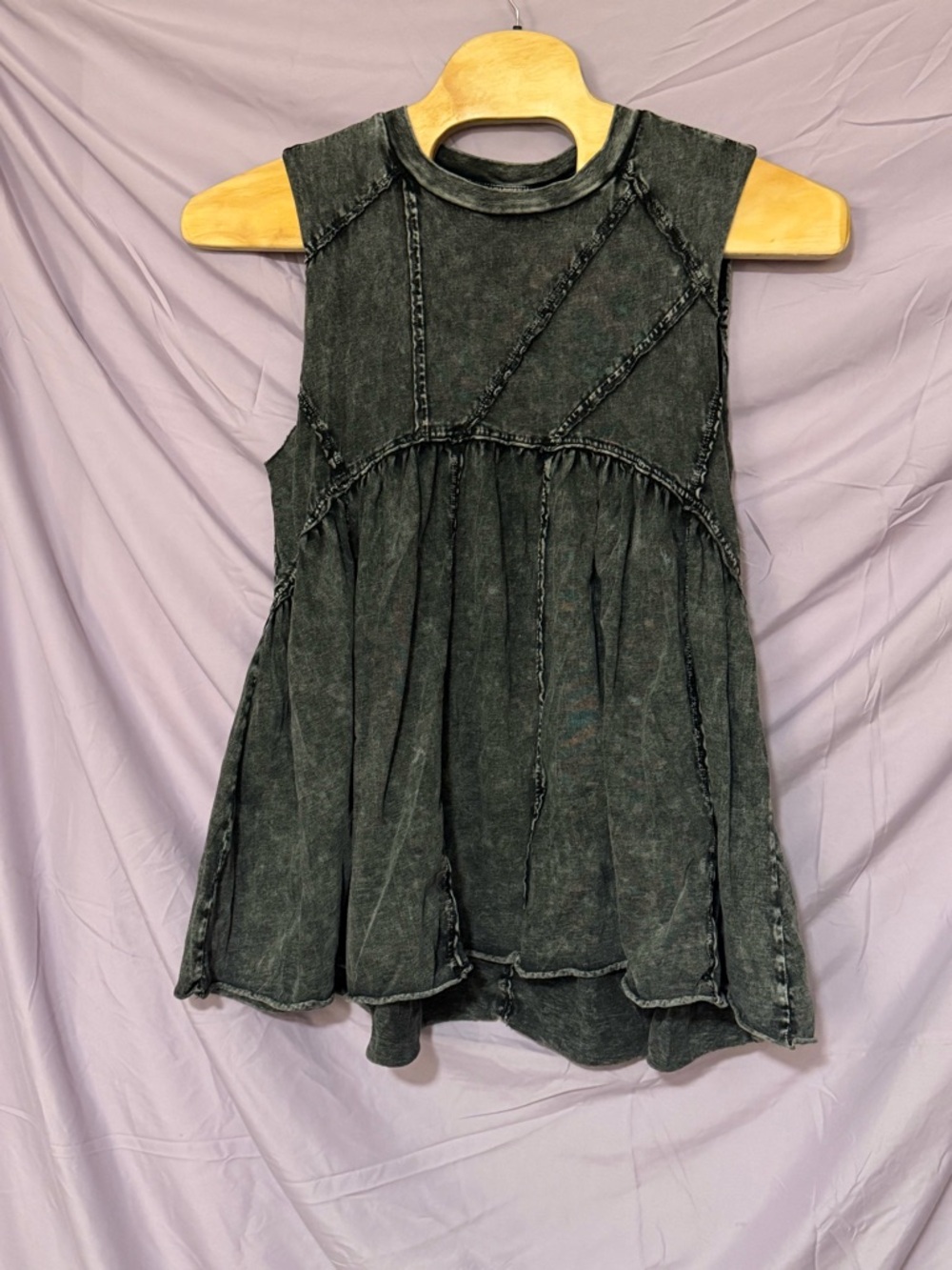 Urban Outfitters Black Washed Tank Top